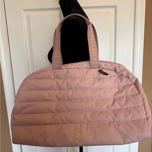 Victoria's Secret Pink Quilted Travel Bag
